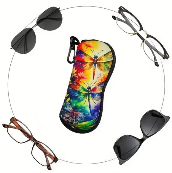 Dragonfly Soft Glasses Case - Picture 3 of 7